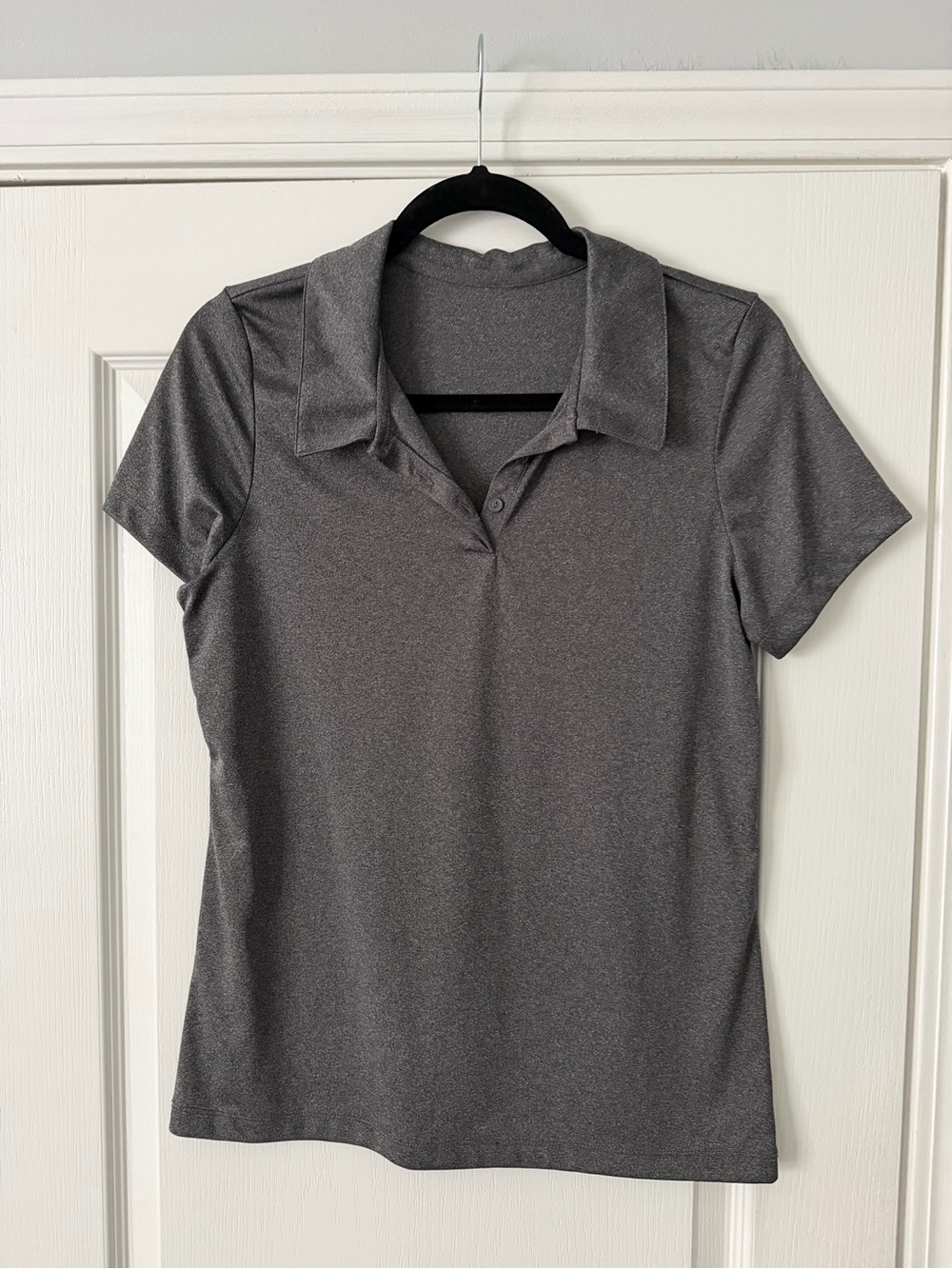 Classic Women's Polo Top - Gray
